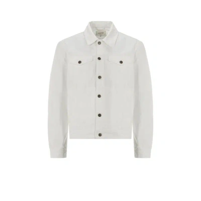 Saison 1865 Denim Jacket In White