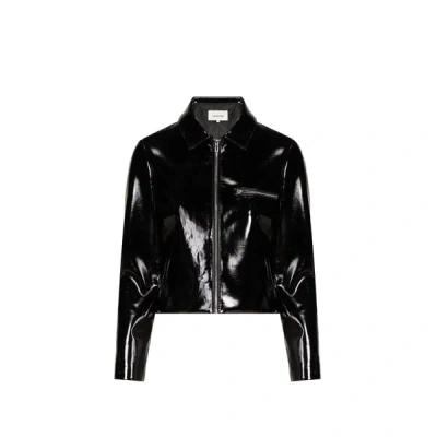 Saison 1865 Veste Viny En Cuir In Black