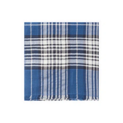 Saison 1865 Wool Scarf In Blue