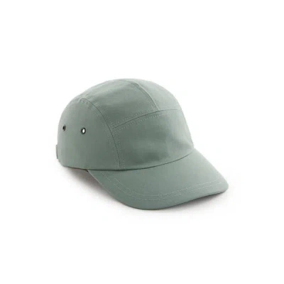 Saison Cotton Baseball Cap In Green