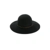 Saison Capeline Wool Hat In Black