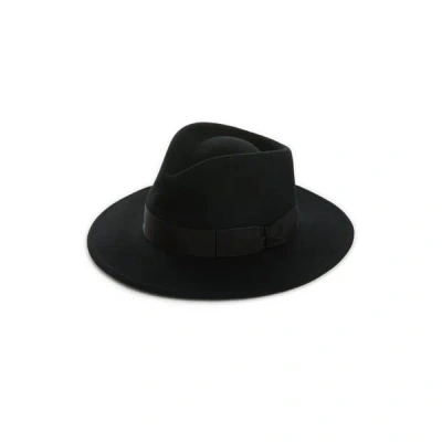 Saison Fedora Wool Hat In Black