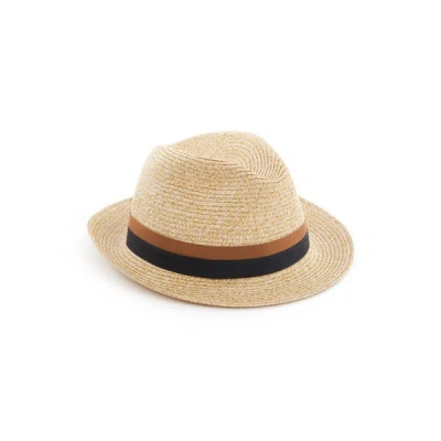 Saison Straw Panama Hat In Neutral