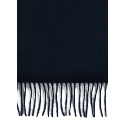 Saison Fringed Cashmere Scarf In Black