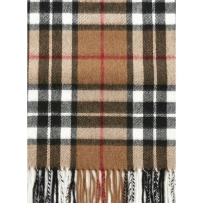 Saison Tartan Merino Wool Scarf In Multi