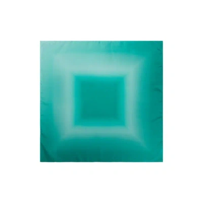 Saison Fumeto Silk Square In Blue