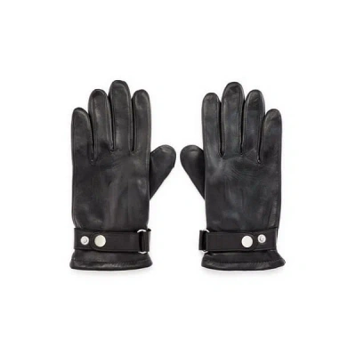 Saison Leather Gloves In Black