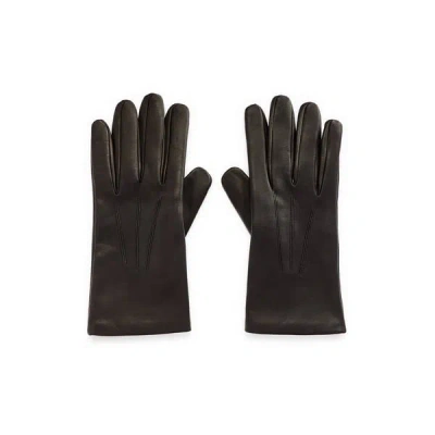 Saison Leather Gloves In Black