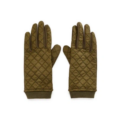 Saison Cotton-blend Gloves In Green