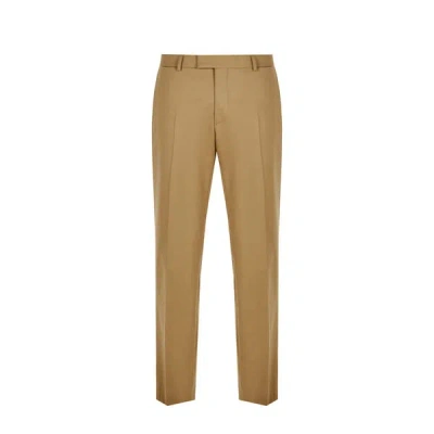 Saison Pantalon De Costume En Laine In Brown