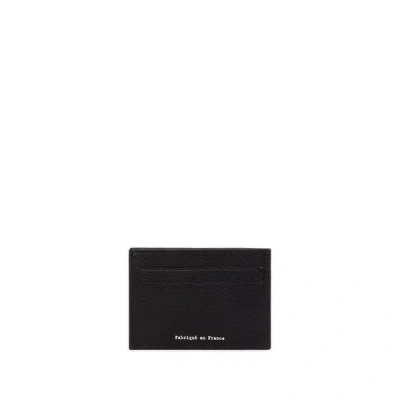 Saison Porte-cartes En Cuir In Black