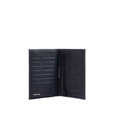 Saison Portefeuille En Cuir In Bleu