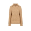 Saison Wool-blend Half-zip Jumper In Marron