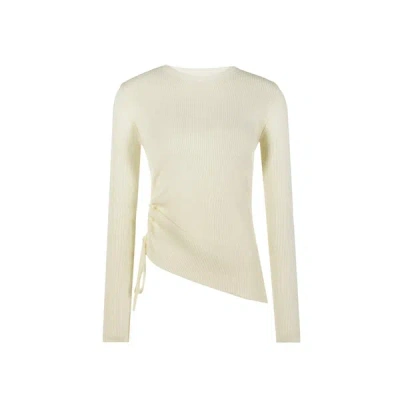 Saison Pull Ves En Maille De Coton Et Cachemire In Beige