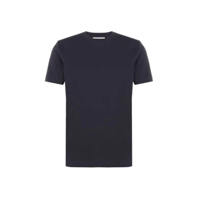 Saison Round-neck T-shirt In Blue
