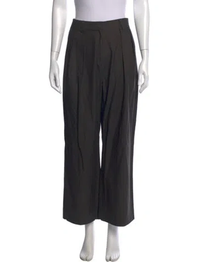 Pre-owned Saison Wide Leg Pants In Gray