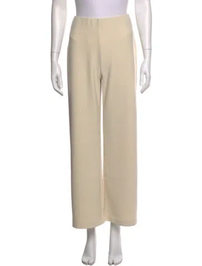 Pre-owned Saison Wide Leg Pants In Neutrals