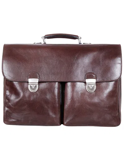 SAIT BRIEFCASE,A502 DARK BROWN