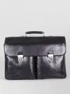 Sait Briefcase Dual Pockets Front Flap Handle
