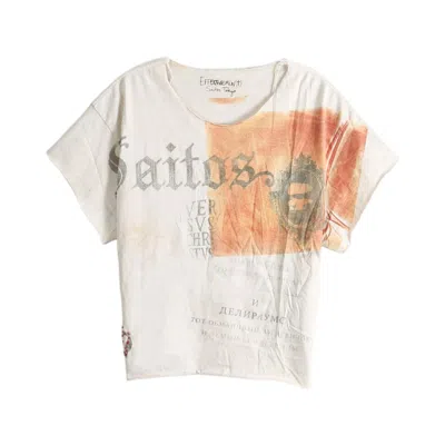 Pre-owned Saitos 783 Anchor Tee 'white' | Men's Size Onesize
