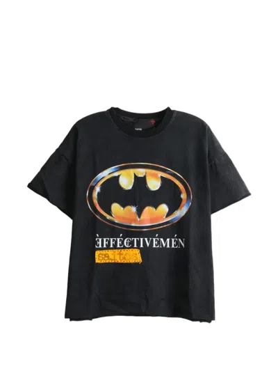Saitos Batman Patch-detail T-shirt In Black