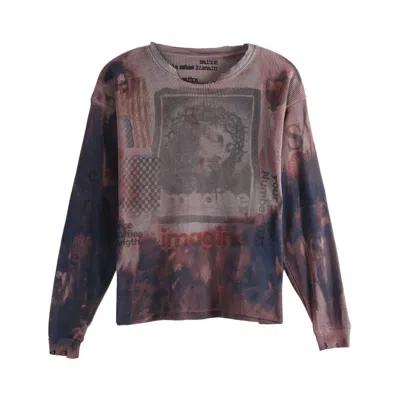 Pre-owned Saitos Broken Halo Waffle Top 'washed Grey' | Men's Size Onesize In Gray