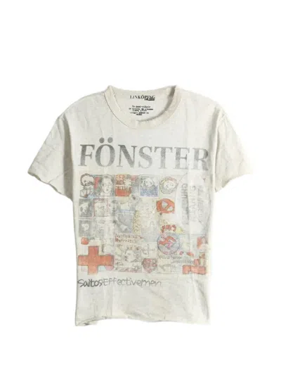 Saitos Fonster Raw-cut T-shirt In Gray