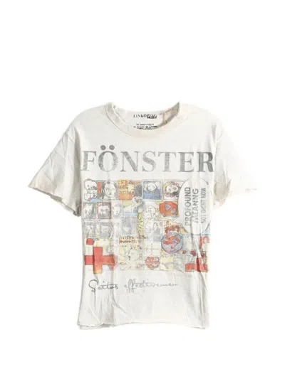 Saitos Fonster Raw-cut T-shirt In Neutral