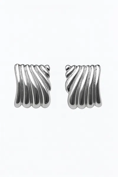 Sśaje Women's Angel Earrings Silver