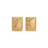 Sśaje Women's Gold Bella Earrings In Gold