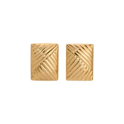 Sśaje Women's Gold Bella Earrings