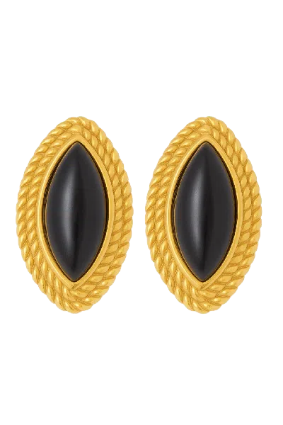 Sśaje Women's Gold Diana Earrings
