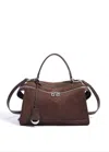 Sśaje Women's Neutrals / Brown Jane Bag - Suede Espresso In Brown