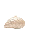 Sśaje Women's Neutrals / White Shell Bag In White