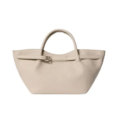 Sśaje Women's Neutrals / White St.tropez Bag - White