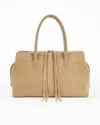 Sśaje Women's Neutrals / Yellow Étoile Bag - Suede In Yellow