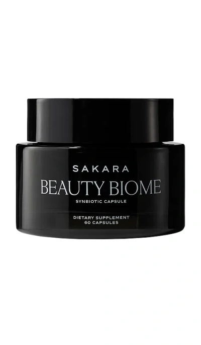 Sakara Beauty Biome Synbiotic Capsules In Black