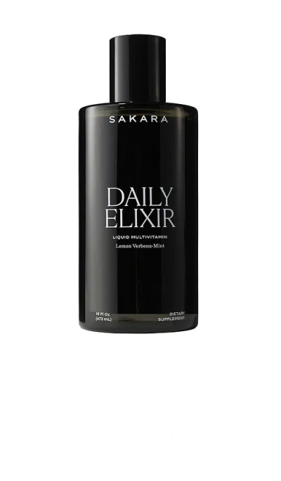 Sakara Daily Elixir Liquid Multivitamin In Black