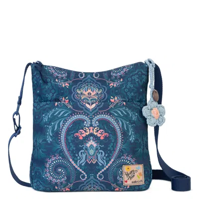 Sakroots Banyan Basic Crossbody In Midnight Damask