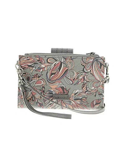 Pre-owned Sakroots Crossbody Bag In Gray