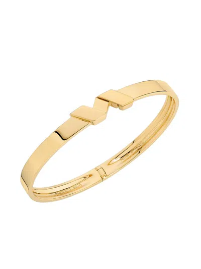 Saks Est. 1924 Women's Helix Bangle 18k Yellow Gold