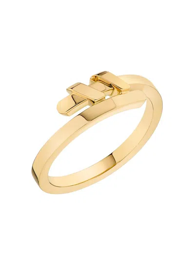 Saks Est. 1924 Women's Helix Torque Ring 18k Yellow Gold