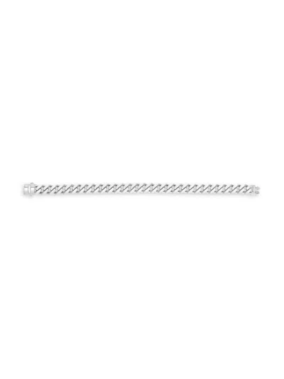 Saks Fifth Avenue 14k White Gold Classic Miami Cuban Chain Bracelet