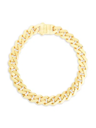 Saks Fifth Avenue 14k Yellow Gold Classic Miami Cuban Chain Bracelet