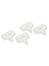SAKS FIFTH AVENUE 4-PIECE CERAMIC CHEESE MARKERS