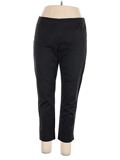 Pre-owned Saks Fifth Avenue Active Pants In Black