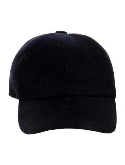 Pre-owned Saks Fifth Avenue Baseball Cap W/ Tags In Blue