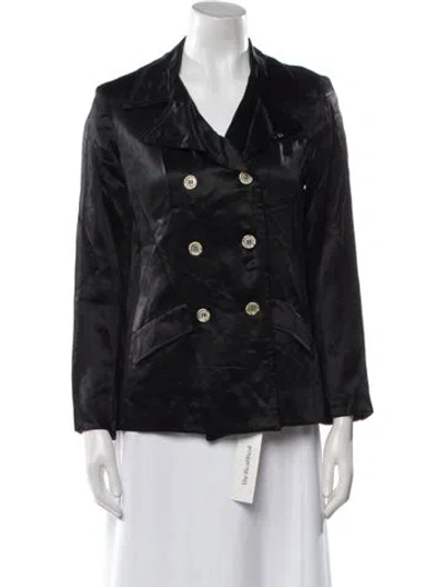 Pre-owned Saks Fifth Avenue Blazer In Black