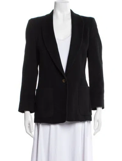 Pre-owned Saks Fifth Avenue Blazer In Black