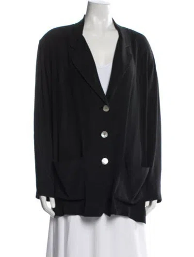 Pre-owned Saks Fifth Avenue Blazer In Black